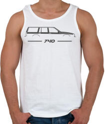 printfashion Volvo 740 (3) - Férfi atléta - Fehér (14468280)
