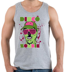 printfashion Disco Zombie - Férfi atléta - Sport szürke (2337555)