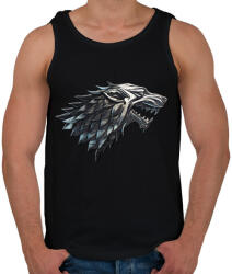 printfashion Winter Is Coming - Férfi atléta - Fekete (657930)