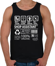 printfashion Shop assistant - Férfi atléta - Fekete (8807819)