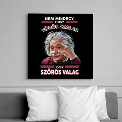 printfashion Vörös szalag? ! - Vászonkép - Fekete (14825145)