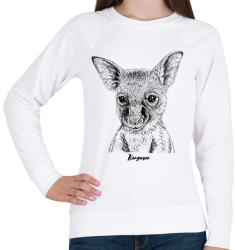 printfashion Kenguru - Női pulóver - Fehér (1538789)
