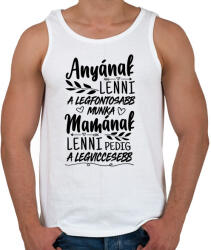 printfashion A legfontosabb munka - Férfi atléta - Fehér (4814421)