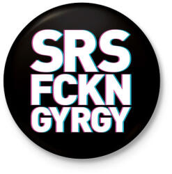 printfashion A SáRoS FiCKó Nem GYőRi GYerek - Kitűző, hűtőmágnes - Fekete (3094213)