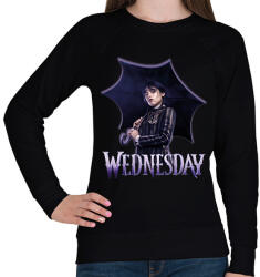 printfashion Wednesday - Női pulóver - Fekete (11598109)