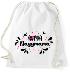 printfashion Nagymama lettem - Sportzsák, Tornazsák - Fehér (11958029)
