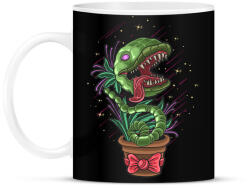 printfashion Zombi növény - Bögre - Fekete (5537429)