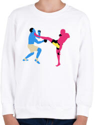 printfashion MMA - Gyerek pulóver - Fehér (1674054)