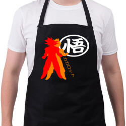 printfashion Kakarotto - Kötény - Fekete (4918388)