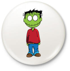 printfashion Franki - Kitűző, hűtőmágnes - Fehér (3077315)