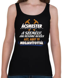 printfashion Ácsmester - Női atléta - Fekete (9898957)