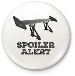 printfashion Spoiler alert - Kitűző, hűtőmágnes - Fehér (3082795)