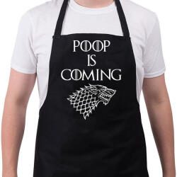 printfashion A puki közeleg - Kötény - Fekete (4930588)