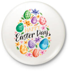 printfashion husvét18 - Kitűző, hűtőmágnes - Fehér (6602843)