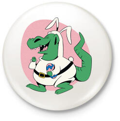 printfashion Húsvéti dínó - Kitűző, hűtőmágnes - Fehér (8047557)