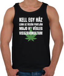 printfashion Kell egy ház lenn az óceán partján 3 - Férfi atléta - Fekete (10760115)