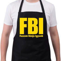 printfashion FBI - Kötény - Fekete (4930976)