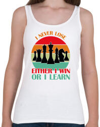 printfashion I never lose - Női atléta - Fehér (7453881)