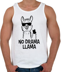 printfashion Dráma Láma - Férfi atléta - Fehér (1196899)