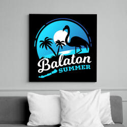 printfashion Balaton summer - Vászonkép - Fekete (6654001)