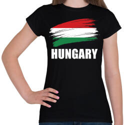 printfashion Hungary 1 - Női póló - Fekete (7351850)