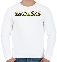 printfashion legenybucsu-lego - Férfi pulóver - Fehér (878764)
