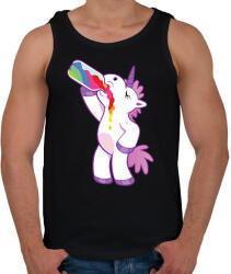 printfashion Ivó unikornis - Férfi atléta - Fekete (13708766)