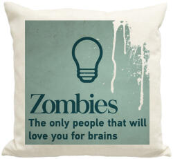 printfashion Zombies - Párnahuzat, Díszpárnahuzat - Lenvászon (658801)