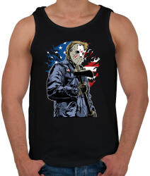 printfashion Amerikai gyilkos - Férfi atléta - Fekete (806757)