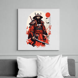 printfashion Japán ronin - Vászonkép - Fehér (15678738)