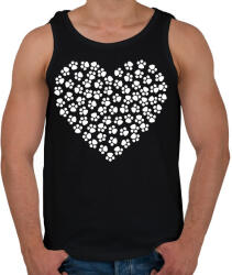 printfashion Állatbarát - Férfi atléta - Fekete (1609988)