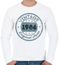 printfashion 1986 - Férfi pulóver - Fehér (12164493)