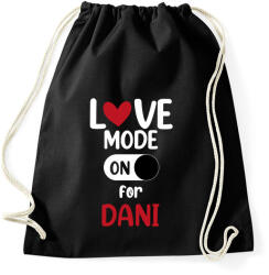 printfashion Love mode - Névvel (fehér) - Sportzsák, Tornazsák - Fekete (11645217)