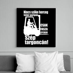 printfashion Targoncás - Vászonkép - Fekete (6644901)