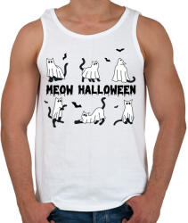 printfashion Meow Halloween - Férfi atléta - Fehér (8755977)