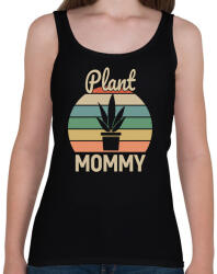 printfashion Plant Mommy - Női atléta - Fekete (12957014)