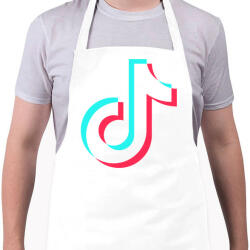 printfashion Tiktok átlátszó - Kötény - Fehér (4915264)