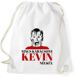 printfashion Nincs karácsony Kevin nélkül - Sportzsák, Tornazsák - Fehér (10344045)
