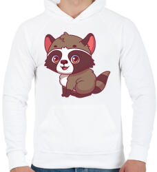 printfashion mosómaci - Férfi kapucnis pulóver - Fehér (14450428)