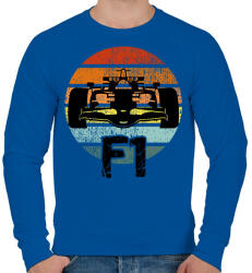 printfashion Forma1 - Férfi pulóver - Királykék (9117402)