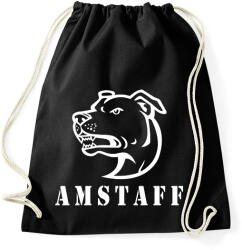printfashion Amstaff 04 - Sportzsák, Tornazsák - Fekete (11275229)