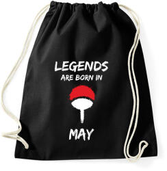 printfashion Naruto szülinap - Május - Sportzsák, Tornazsák - Fekete (2700511)