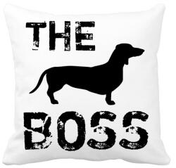 printfashion The boss - Párnahuzat, Díszpárnahuzat - Fehér (4357644)