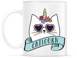 printfashion Caticorn - Bögre - Fehér (13762700)