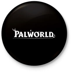 printfashion Palworld - fehér - Kitűző, hűtőmágnes - Fekete (15595263)