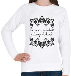 printfashion Kurva szádat, hány fokos? - Női pulóver - Fehér (16380525)