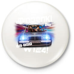 printfashion relax w124 - Kitűző, hűtőmágnes - Fehér (14385922)