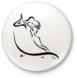 printfashion Szerelem2 - Kitűző, hűtőmágnes - Fehér (3082303)