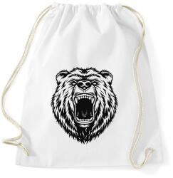 printfashion Medve - Sportzsák, Tornazsák - Fehér (5781103)