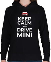 printfashion DRIVE MINI - Női kapucnis pulóver - Fekete (10358135)